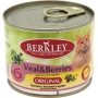 Беркли консервы для кошек телятина и лесными ягодами N 6