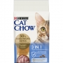 Cat Chow сухой корм 3 в 1 для кошек с домашней птицей и индейкой