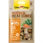 Gimdog лакомство для собак мясные кубики с курицей и морковью