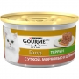 Gourmet Gold для кошек паштет с уткой, морковью и шпинатом