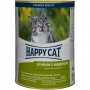 Happy Cat консервы для кошек с ягненком и индейкой в желе