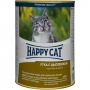 Happy Cat консервы для кошек с кусочками утки и цыпленка в желе
